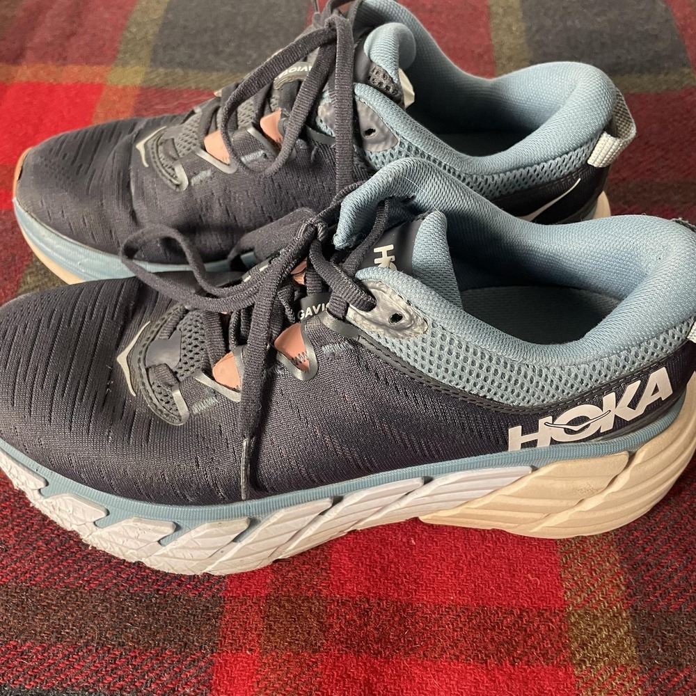 Hoka One One Gaviota 3 Shoes Womens Size 7B Gray Running Support Sneakers - Picture 5 of 10